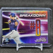 2019 Bowman Draft Chrome Pick Breakdown Josh Jung #BSB-JJ