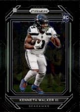 Kenneth Walker III 2022 Panini Chronicles Prizm Black card