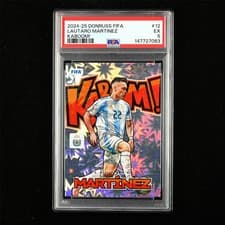 Lautaro Martinez 2024 Panini Donruss Kaboom card