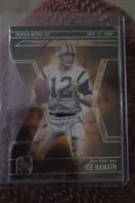 2025 Panini Silhouette Super Bowl Joe Namath #1 card