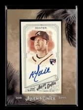 A.J. Minter 2018 Topps Allen & Ginter Framed Mini Autographs card