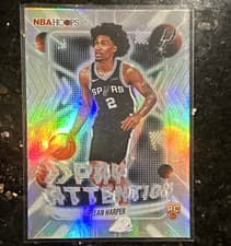 2025-26 NBA Hoops Pay Attention Dylan Harper #PA-17 card
