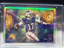 2025 Topps Cosmic Chrome Stars in the Night Josh Allen #STN-12 card