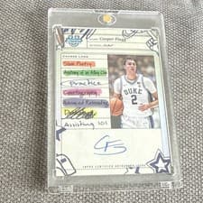 2024-25 Bowman University Chrome Course Load Autographs Cooper Flagg #CLA-CF card