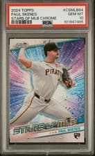 Paul Skenes 2024 Topps Stars of MLB Chrome card