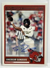 Shedeur Sanders 2025 Score Rookies card