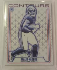 Malik Nabers 2024 Panini Phoenix Contours card