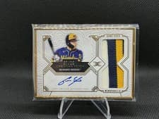 2025 Topps Definitive Collection Framed Autograph Patch Collection Christian Yelich #FAPC-CY card