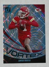 Xavier Worthy 2024 Donruss Vortex card