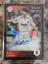 Kaka 2024 Topps Merlin UEFA Autograph card