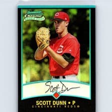 Scott Dunn 2001 Bowman Chrome card