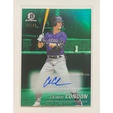 2025 Bowman Draft Achromatic Autographs Charlie Condon #AA-CC card