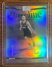 2025-26 Finest Baseline Autographs Manu Ginobili #BA-MG card