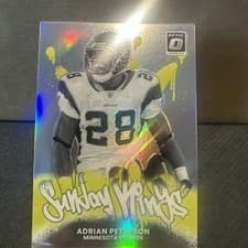 2025 Donruss Optic Sunday Kings Adrian Peterson #26 card