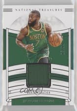 Jaylen Brown 2019 Panini National Treasures Jersey Treasures card