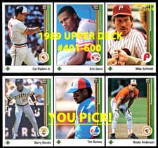 Mel Hall 1989 Upper Deck card