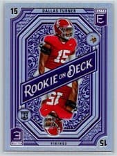 Dallas Turner 2024 Donruss Elite Rookie on Deck card