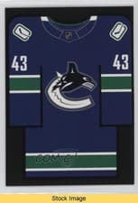 Quinn Hughes 2024-25 Upper Deck Credentials Arena Giveaways - Jerseys card