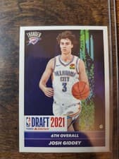 Josh Giddey 2021-22 Panini NBA Sticker & Card Collection Base Set card