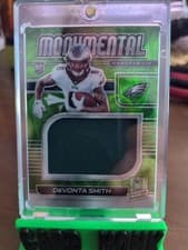DeVonta Smith 2021 Panini Spectra Monumental Memorabilia card