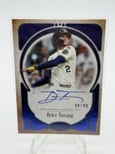 2026 Topps Tier One Prime Performers Autographs Brice Turang #PPA-BT card