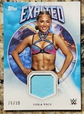 2025 Topps Exalted WWE Wrestling Exalted Relics Lola Vice #ER-LVE card