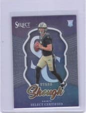 2025 Panini Select Select Certified Rookies Tyler Shough #10 card