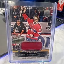 2024-25 Upper Deck The Cup Rendition Relics Lane Hutson #RR-LH card