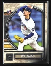 2025 Topps Museum Collection Base Set Roki Sasaki #88 card