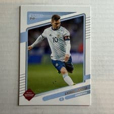 Lionel Messi 2021 Panini Donruss Road to Qatar card