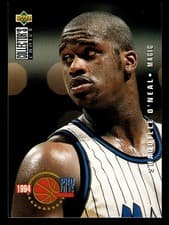 Shaquille O'Neal 1994 Collector's Choice card