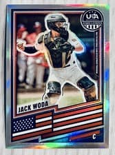 Jack Woda 2026 Panini Stars and Stripes Prizm USA card