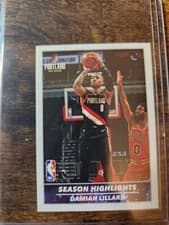 Damian Lillard 2021-22 Panini NBA Sticker & Card Collection Base Set card