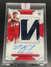 Corey Kispert 2021 Panini National Treasures card