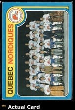 Nordiques Team 1979 O-Pee-Chee card