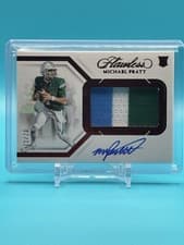 Michael Pratt 2024 Panini National Treasures Collegiate Flawless Rookie Patch Autograph card