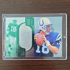 Peyton Manning 1998 Spx Finite card