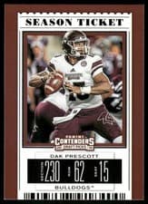 Dak Prescott 2019 Panini Contenders Draft Picks card