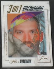 2025-26 Flair 3-on-1 Breakaway Alex Ovechkin #BW-7 card