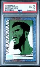 2025 2024 Panini NBA Hoops Presentations Jayson Tatum #4
