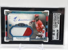 2024 Topps Tier One Autographed Jumbo Relics Elly De La Cruz #AT1JR-EDE card