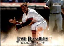 Jose Ramirez 2019 Stadium Club card