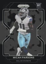 Micah Parsons 2021 Panini Chronicles Prizm Black card