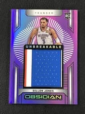 2024-25 Panini Obsidian Unbreakable Memorabilia Dillon Jones #UM-DLN card
