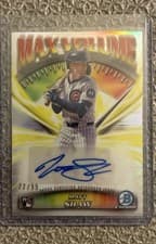 2025 Bowman Chrome Max Volume Autographs Matt Shaw #MVA-MS card