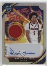 2025-26 Bowman University Best Game Graphs Darrion Williams #GG-DW card