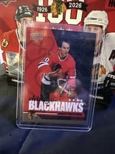 2025-26 Upper Deck Chicago Blackhawks Centennial Box Al Secord #17 card