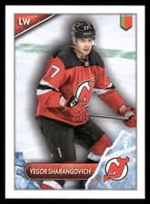 Yegor Sharangovich 2021 Topps NHL Sticker card