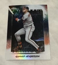 Gunnar Henderson 2025 Topps Chrome Update Night Terrors card