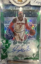 2025-26 Topps Chrome Stratospheric Signatures Carmelo Anthony #SM-CA card